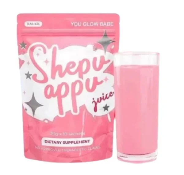 Shepu Appu Slimming & Whitening Juice You Glow Babe Dietary Supplement 15g x10 sachets