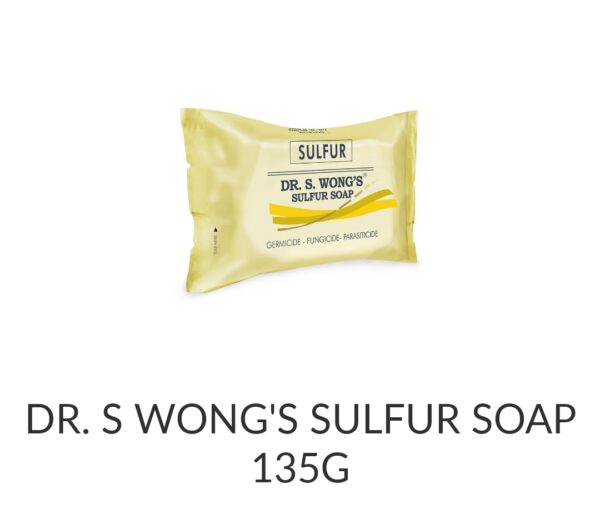 2 x Dr S. Wongs Sulfur Soap 135g