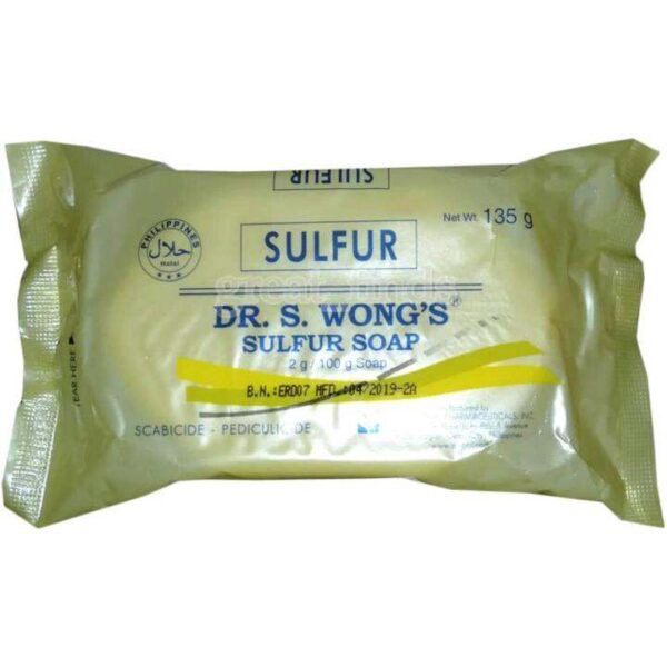 2 x Dr S. Wongs Sulfur Soap 135g