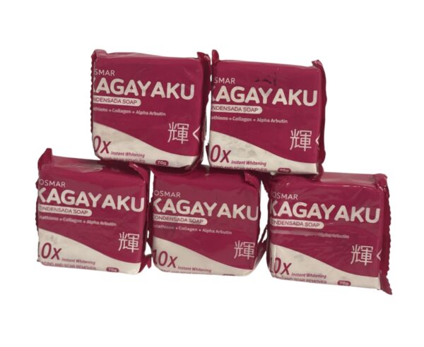 5 x Rosmar Kgayaku Condensada Whitening Soap 10x instant Whitening 70g