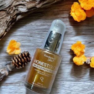 HonestGlow Glass Skin 24K Gold Papaya Serum 30ml