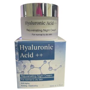 Hyaluronic Acid ++ Rejuvenating Facial Night Cream Normal to Dry Skin Anti- Aging Cream 50 ml
