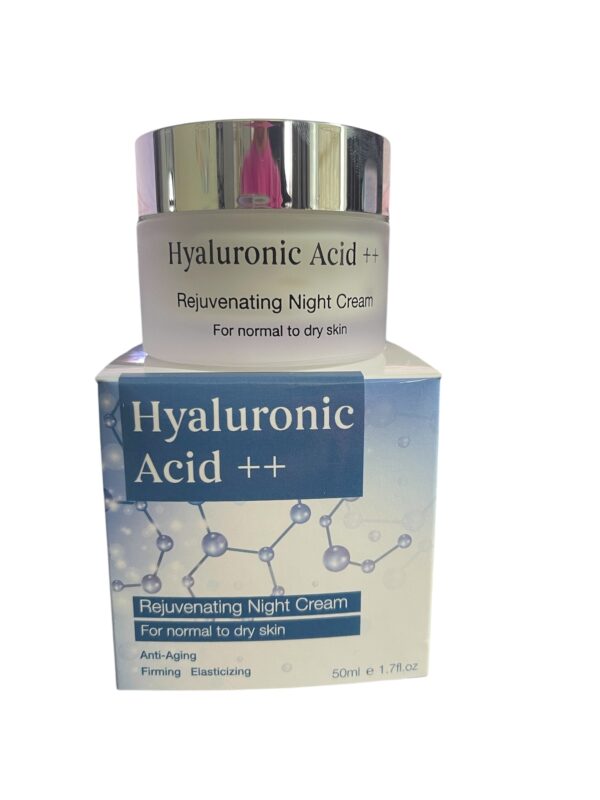 Hyaluronic Acid ++ Rejuvenating Facial Night Cream Normal to Dry Skin Anti- Aging Cream  50 ml