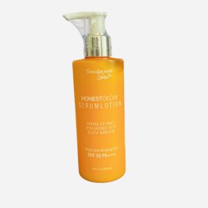 HonestGlow SerumLotion Face and Body Serum with Papaya Extract SPF 50 PA+++ 250ml