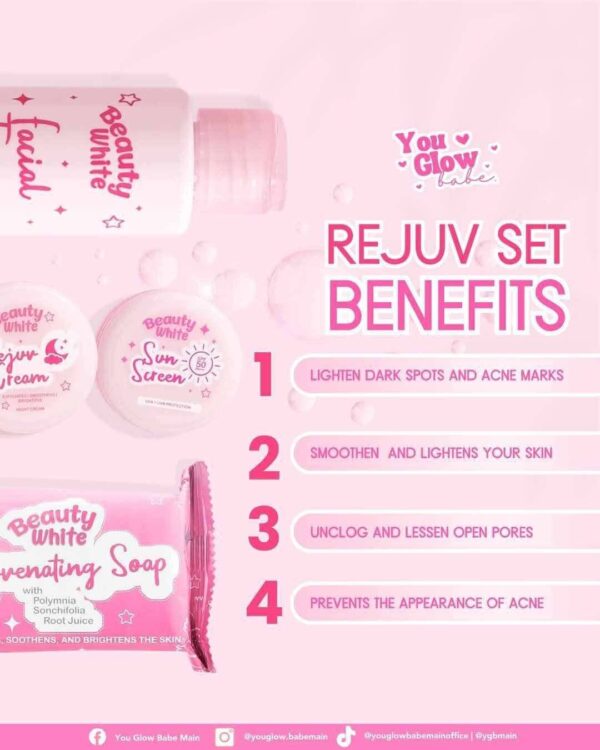 You Glow Babe Beauty White Rejuvenating Set - Image 6
