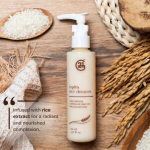 G21 Hydra Rice  Facial Cleanser Deep cleansing Smoothens & Removes Blemishes 100 ml