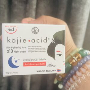Kojie - Acid Facial Cream Skin Brightening Night Cream x10 Whitening Cream  20g
