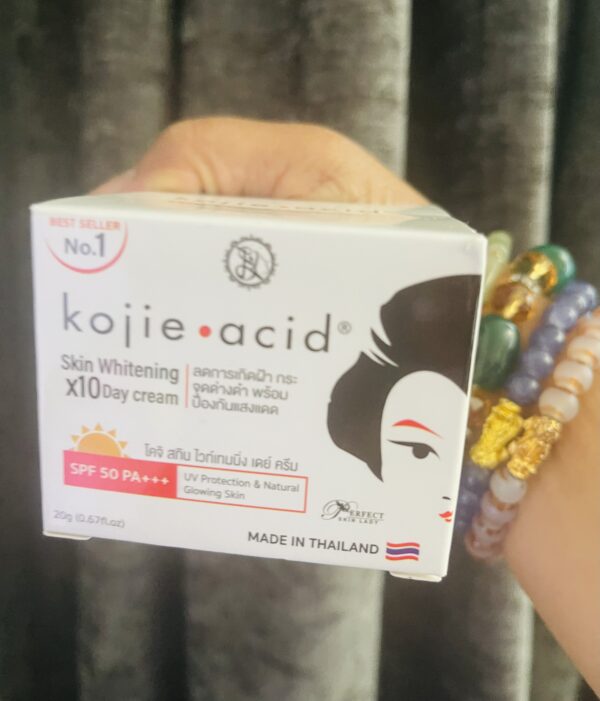 Kojie - Acid Facial Cream Skin Brightening Day  Cream x10 Whitening Cream  20g SPF 50 PA+++uv protection - Image 2