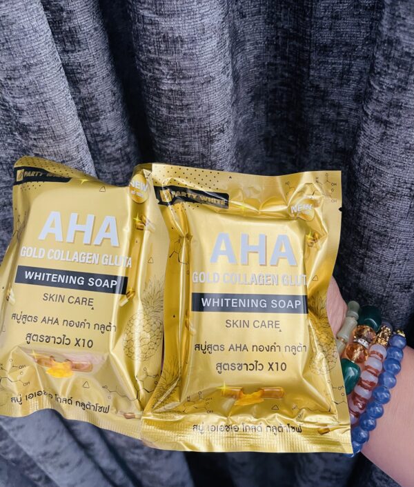 Aha Gold Collagen Whitening Soap 80g x2