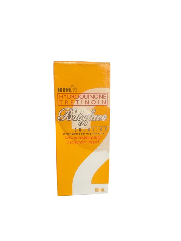 Rdl  #3  Facial Toner Anti- Acne  & Hyperpigmentation  Baby Face Solution 60ml