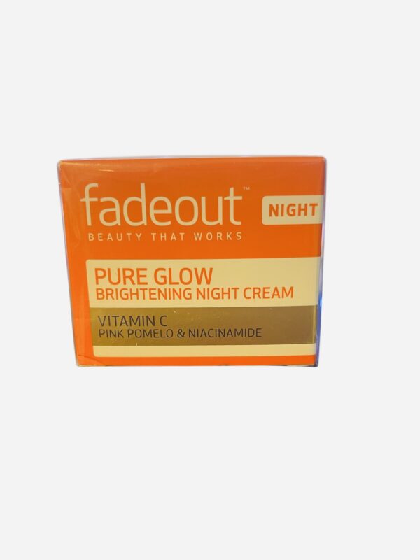 Fadeout Beauty Pure Glow Brightening Night Cream Vitamin C & Niacinamide 50ml