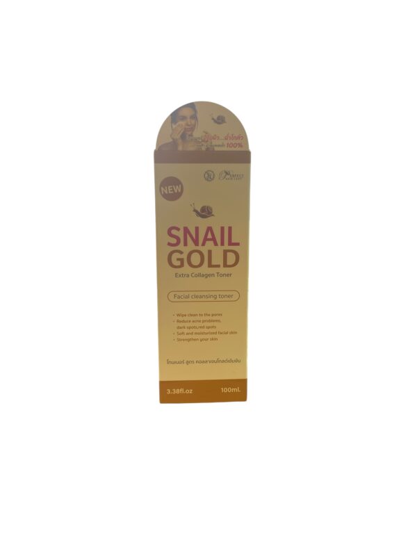 Snail Gold Extra Collagen Facial Toner 100ml - Image 4