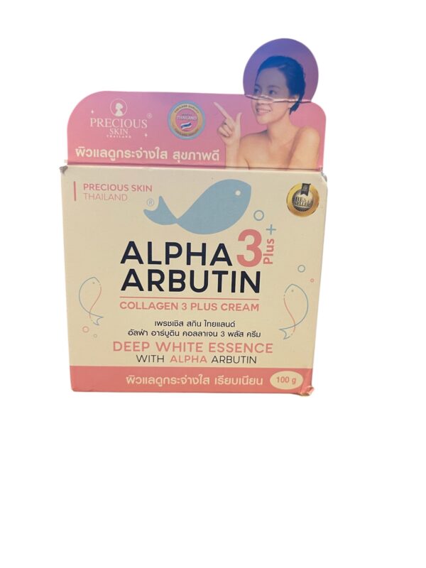 Alpha Arbutin 3 Plus Collagen Deep White Essence Body Cream 100g - Image 4
