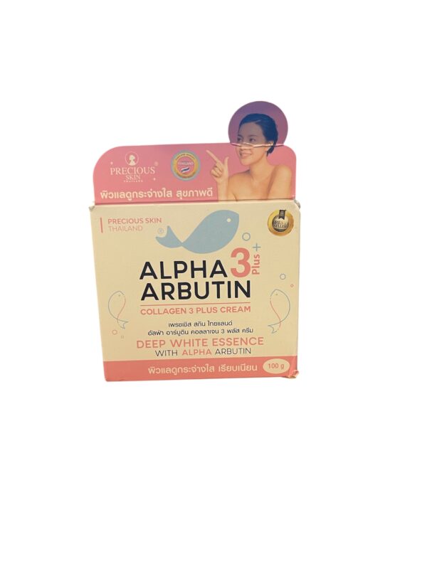 Alpha Arbutin 3 Plus Collagen Deep White Essence Body Cream 100g - Image 3