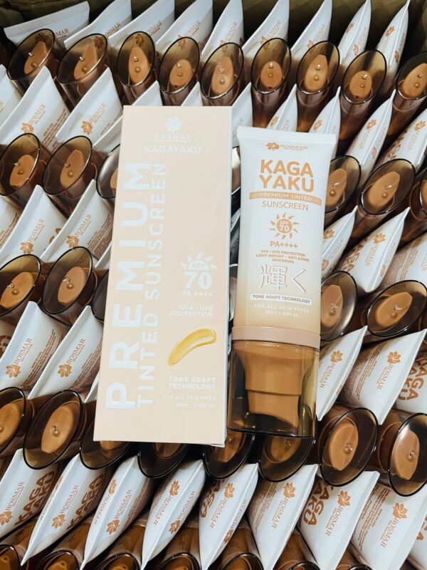 Rosmar Kagayaku Premium Tinted Sunscreen SPF70 50ml - Image 3