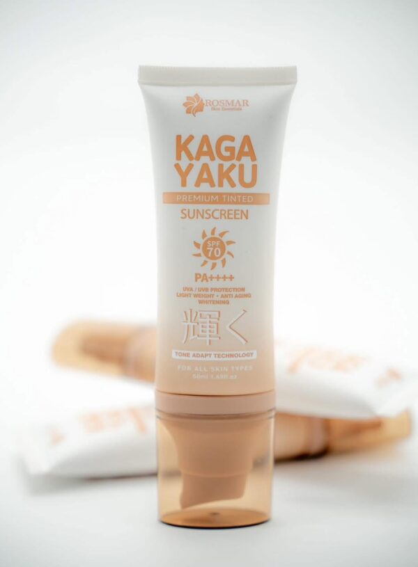 Rosmar Kagayaku Premium Tinted Sunscreen SPF70 50ml - Image 5