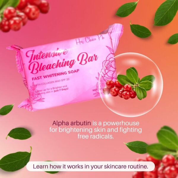 2x Her Choice Ph Intensive Bleaching Bar Fast Whitening Soap just7 days 120g - Image 3