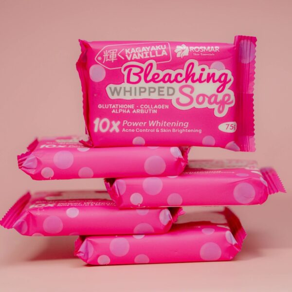 Rosmar Kagayaku Vanilla Bleaching Whipped Soap 10x Power Whitening 5 X 75g. - Image 2