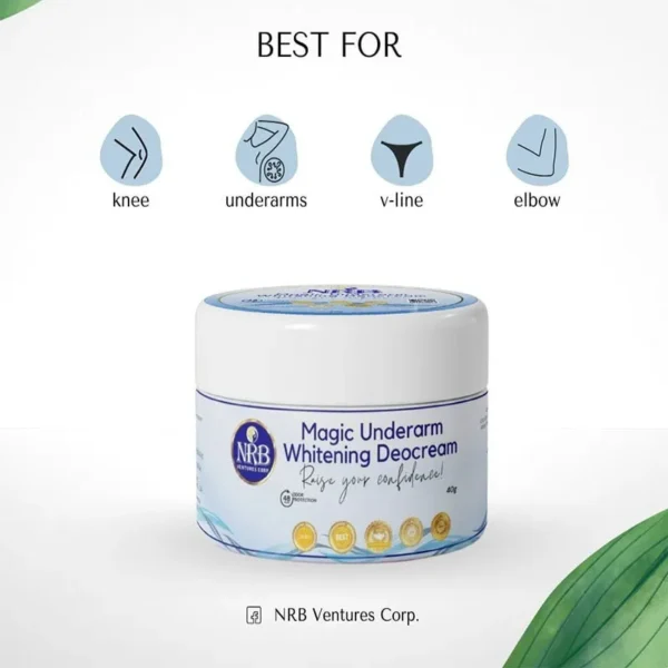 1 x NRB Magic Underarm Cream Whitening Deo Cream 40g - Image 3