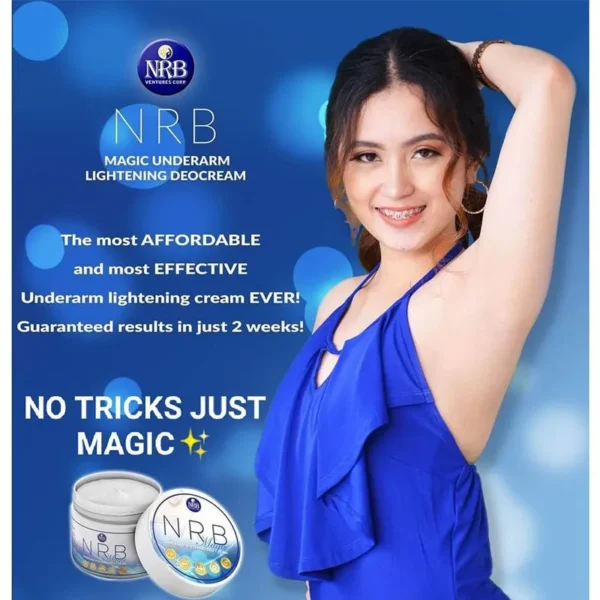 1 x NRB Magic Underarm Cream Whitening Deo Cream 40g - Image 2