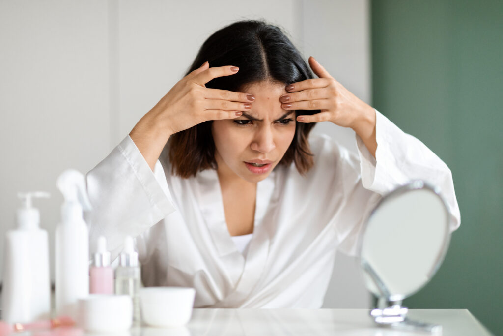 struggling due to common skincare mistakes