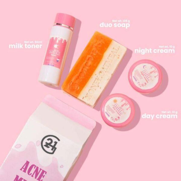 G21 Acne Milk Mild Rejuvenating Set for Sensitive Skin Acne Prone - Image 3