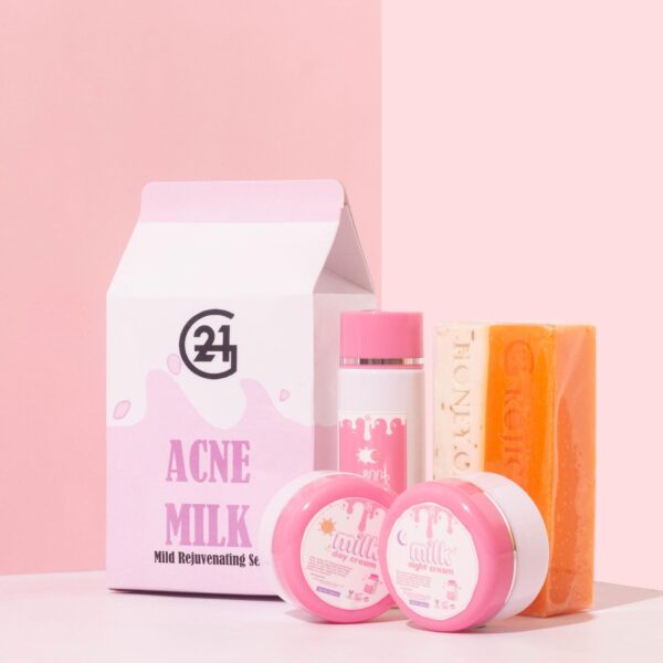 G21 Acne Milk Mild Rejuvenating Set for Sensitive Skin Acne Prone