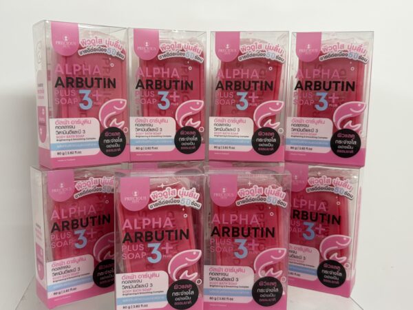 10 x Alpha Arbutin 3Plus Body Bath Soap Brightening And Smoothening Complex 80g
