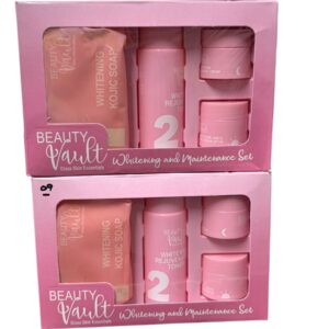 2x Beauty Vault  Skin Essentials Whitening & Maintenance Facial Set New Packaging