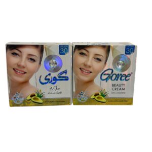 2x Goree Whitening Facial Beauty Cream with Lycopene & Avocado SPF30.
